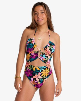 billabong, Sol Searcher - One-Piece Swimsuit for Women, NIGHT TROPICAL (bqt0) Sol Searcher - One-Piece Swimsuit for Women  EBJX100105