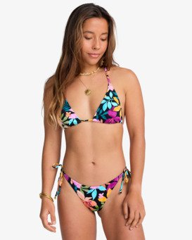 billabong, Sol Searcher Tie Side Tanga - Bikiniunterteil für Frauen, NIGHT TROPICAL (bqt0) Sol Searcher Tie Side Tanga - Bikini Bottoms for Women  EBJX400106