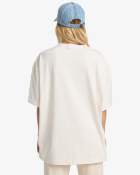 billabong, This Sunny Time - Short Sleeve T-Shirt for Women, SALT CRYSTAL (scs) This Sunny Time - Short Sleeve T-Shirt for Women  EBJZT00479