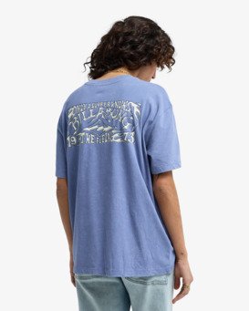 billabong, Australian Roots - T-shirt met korte mouwen für Dames, STONE BLUE (snb) Australian Roots - Short Sleeve T-Shirt for Women  EBJZT00605