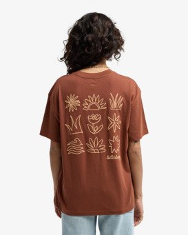billabong, Fresh Glance - T-shirt met korte mouwen für Dames, COWHIDE (cow) Fresh Glance - Short Sleeve T-Shirt for Women  EBJZT00606
