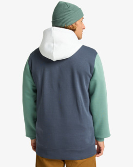 billabong, Arch Block Po - Hoodie for Men, OMBRE BLUE (krq0) Arch Block Po - Hoodie for Men  EBYFT00155