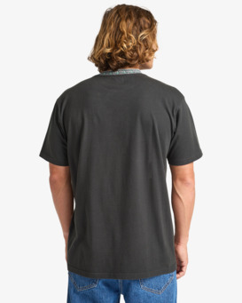 Tribal Wave Washed - Short Sleeve T-Shirt for Men  EBYKT00114