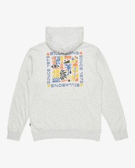 billabong, Foundation Po - Sweatshirt für Männer, OATMEAL HEATHER (oah) Foundation Po - Pullover Hoodie for Men  EBYSF00169