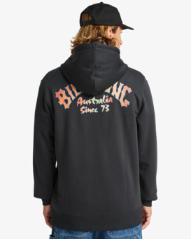 billabong, Foundation - Hoodie for Men, BLACK (blk) Foundation - Hoodie for Men  EBYSF00177