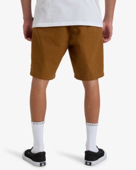 billabong, Larry 20" - Shorts mit elastischem Bund für Männer, TOBACCO (cpp0) Larry 20" - Elastic Waist Walkshorts for Men  EBYWS00114