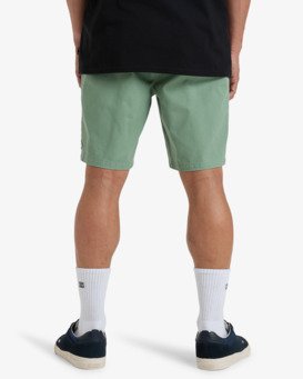 billabong, Larry 20" - Elastic Waist Walkshorts for Men, MOSS (gla0) Larry 20" - Elastic Waist Walkshorts for Men  EBYWS00114