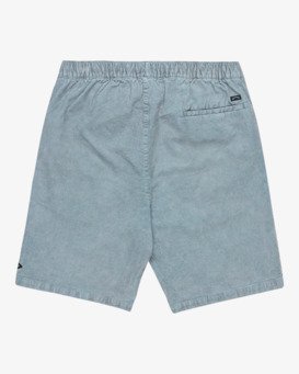 billabong, Larry 20" - Short con cintura elástica para hombre, WASHED BLUE (wbl) Larry 20" - Elastic Waist Walkshorts for Men  EBYWS00128