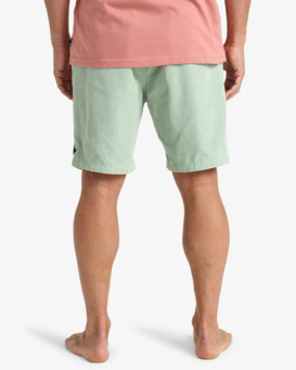 billabong, Larry Cord - Elasticated Walk Shorts for Men, SEAFOAM (sfm) Larry Cord - Elasticated Walk Shorts for Men  EBYWS00131