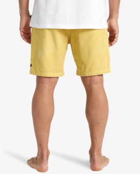 billabong, Larry Cord - Elasticated Walk Shorts for Men, LEMON (ygj0) Larry Cord - Elasticated Walk Shorts for Men  EBYWS00131