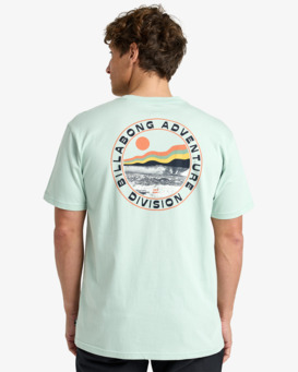 billabong, Rockies - Short Sleeve T-Shirt for Men, SEAFOAM (sfm) Rockies - Short Sleeve T-Shirt for Men  EBYZT00352
