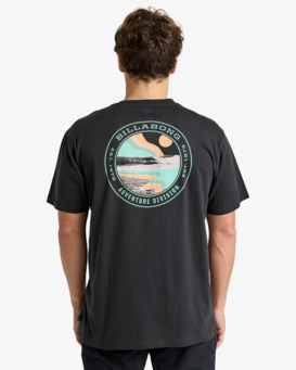 billabong, Rockies - Short Sleeve T-Shirt for Men, WASHED BLACK (waa) Rockies - Short Sleeve T-Shirt for Men  EBYZT00352