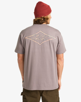 billabong, Crayon Wave - Short Sleeve T-Shirt for Men, DUSTY PURPLE (sny0) Crayon Wave - Short Sleeve T-Shirt for Men  EBYZT00357