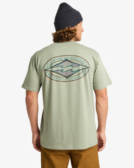 billabong, Diamond Vision - Short Sleeve T-Shirt for Men, GREY GREEN (gjk0) Diamond Vision - Short Sleeve T-Shirt for Men  EBYZT00358