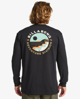 billabong, Rockies - T-shirt manches longues pour Homme, BLACK (blk) Rockies - Long Sleeve T-Shirt for Men  EBYZT00390