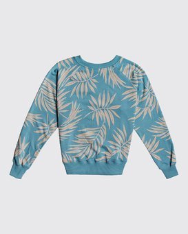 Wild Palm - Palm Print Sweatshirt for Women