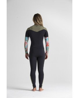 3/2mm Salty Dayz - Chest Zip Wetsuit for Women  S43G51BIP0