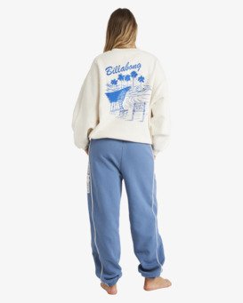 billabong, Surf Kiss - Elasticated Tracksuit Bottoms for Women, WASHED WATERS (bme0) Surf Kiss - Elasticated Tracksuit Bottoms for Women  UBJFB00141