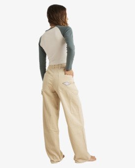 billabong, Since 73 Tones Collet - Cargohose für Frauen, OAT (tez0) Since 73 Tones Collet - Cargo Pants for Women  UBJNP00210