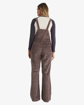 Palmy Cord Overall - Corduroy Dungarees for Women  UBJWD00440