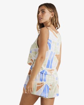 Mystic Tides Tie - Cropped Open Front Top for Women  UBJWT00261