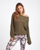 Billabong off the shoulder sweater hotsell