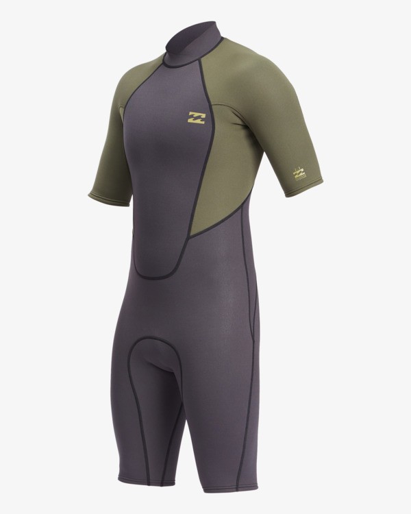 0 Intruder 2/2mm - Springsuit back zip pour Homme Noir 042M19BIP0 Billabong