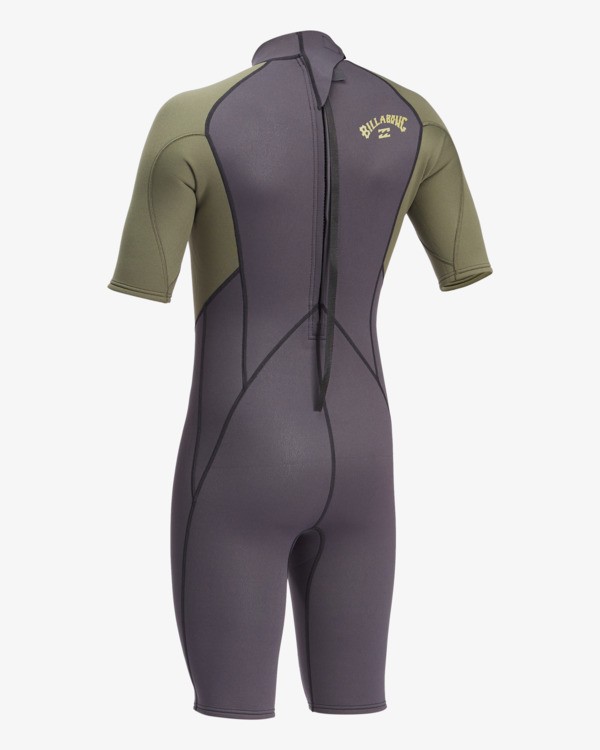 5 Intruder 2/2mm - Springsuit back zip pour Homme Noir 042M19BIP0 Billabong