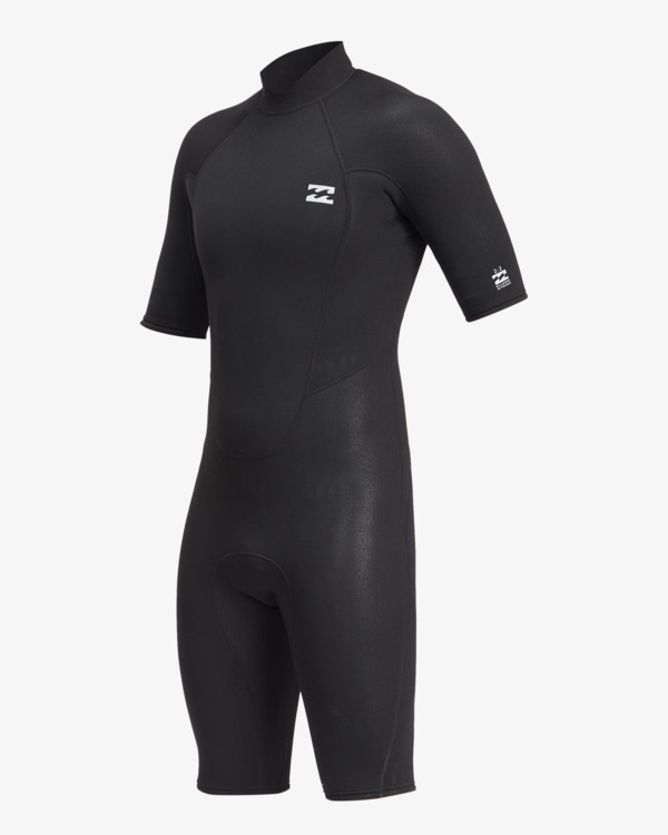 0 Intruder 2/2mm - Back Zip Springsuit for Men Black 042M19BIP0 Billabong