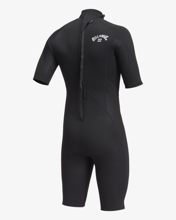 4 Intruder 2/2mm - Back Zip Springsuit for Men Black 042M19BIP0 Billabong