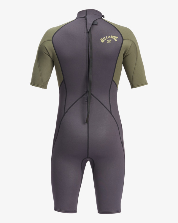 7 Intruder 2/2mm - Springsuit back zip pour Homme Noir 042M19BIP0 Billabong