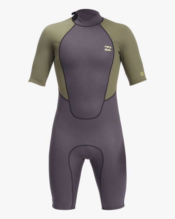9 Intruder 2/2mm - Springsuit back zip pour Homme Noir 042M19BIP0 Billabong