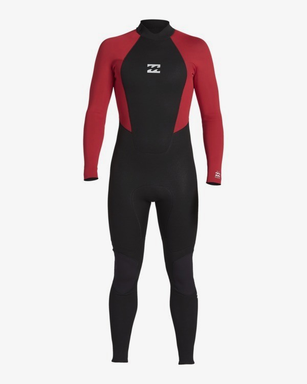 0 3/2mm Intruder - Neoprenanzug mit Rei&szlig;verschluss am R&uuml;cken f&uuml;r Jungen 8 - 14 Rot 043B19BIP0 Billabong