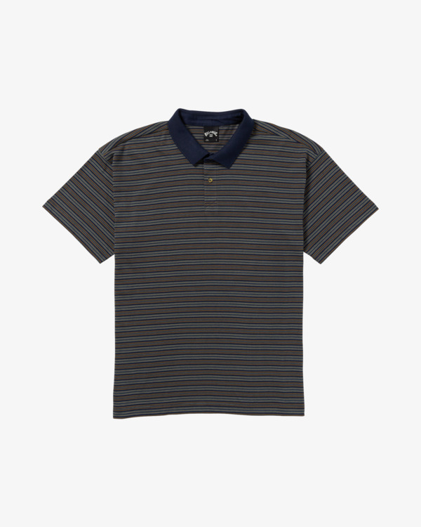 3 Shibuya - Kurzärmliges Polo-Hemd für Männer Blau 24A011504 Billabong