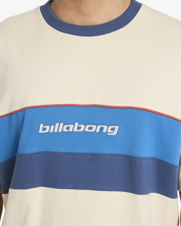 4 Simulator - Boxy T-Shirt for Men Beige 24A011601 Billabong