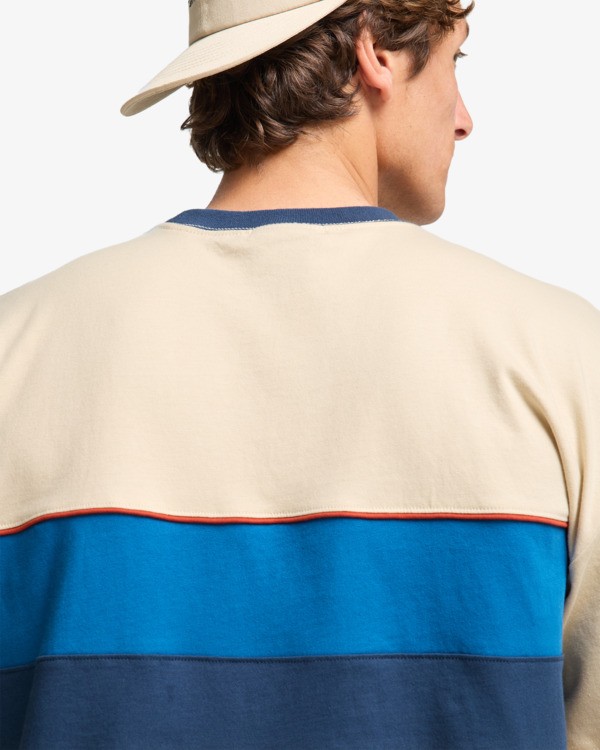 6 Simulator - Boxy T-Shirt for Men Beige 24A011601 Billabong