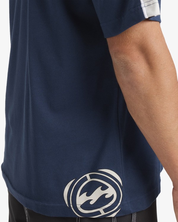 4 Spec 73 Iconic - T-shirt met korte mouwen voor Heren Blue 24A011670 Billabong