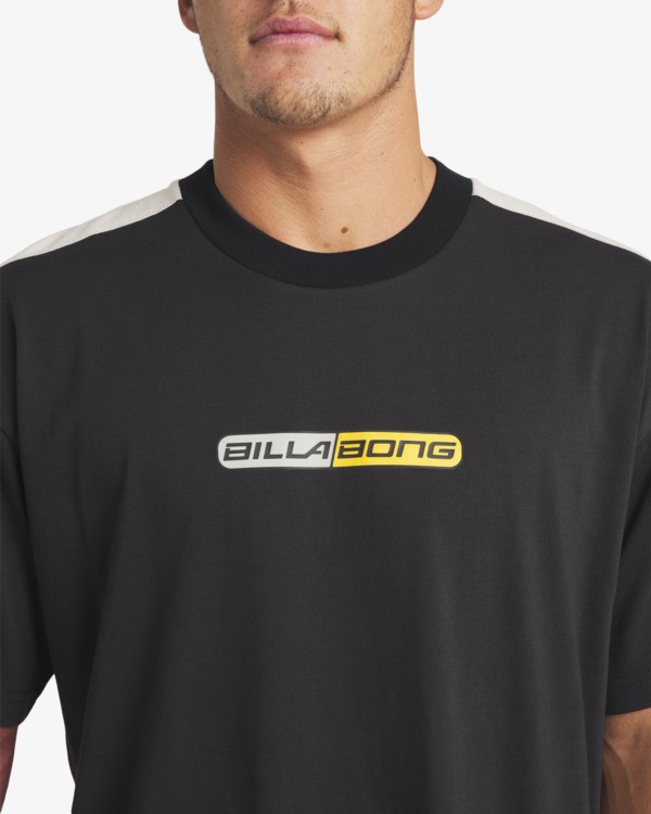 4 Spec Iconic - Camiseta de manga corta para hombre Negro 24A014500 Billabong
