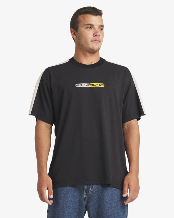 0 Spec Iconic - Camiseta de manga corta para hombre Negro 24A014500 Billabong