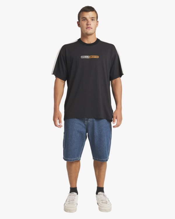 2 Spec Iconic - Camiseta de manga corta para hombre Negro 24A014500 Billabong