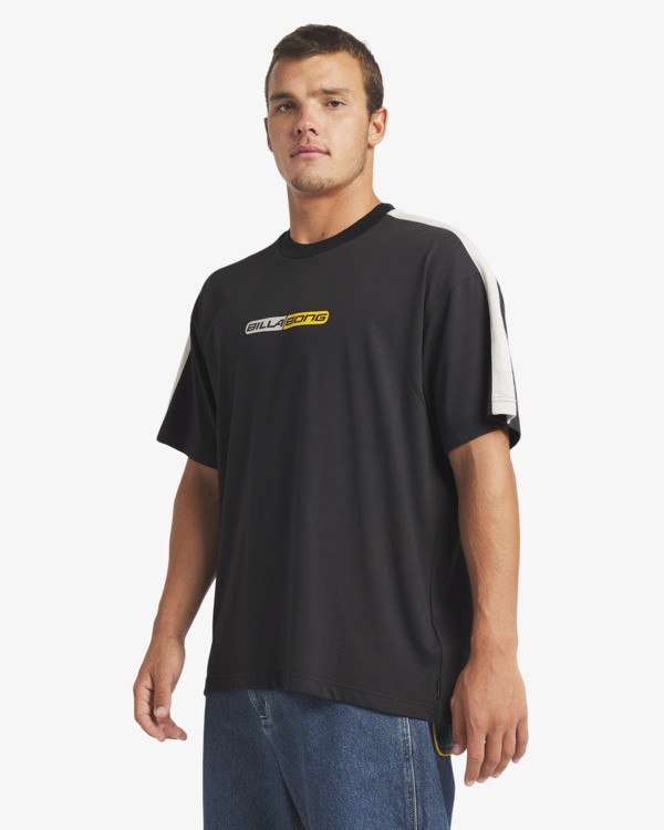 3 Spec Iconic - Camiseta de manga corta para hombre Negro 24A014500 Billabong