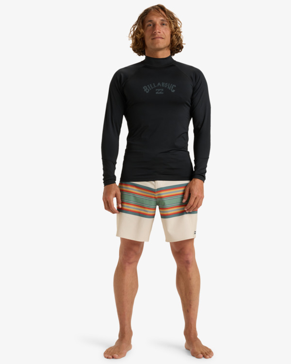 1 Arch - Surf-Longsleeve mit UPF 50 für Männer Schwarz 24A031507 Billabong