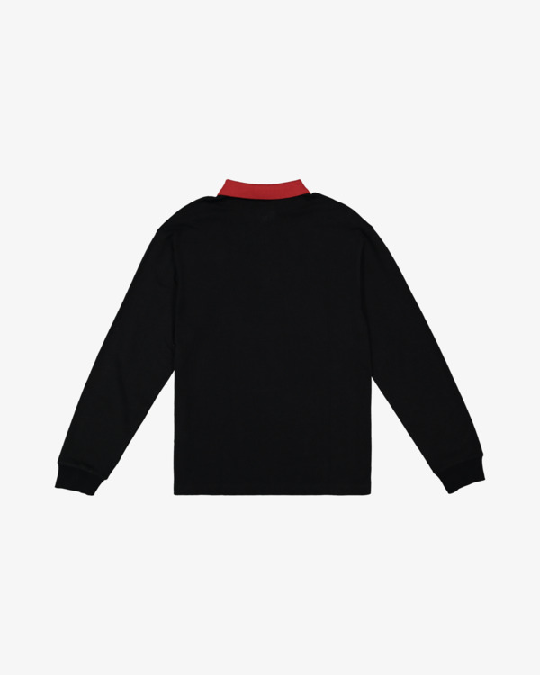 1 Otis - Long Sleeve Rugby Shirt for Men Black 24A033590 Billabong