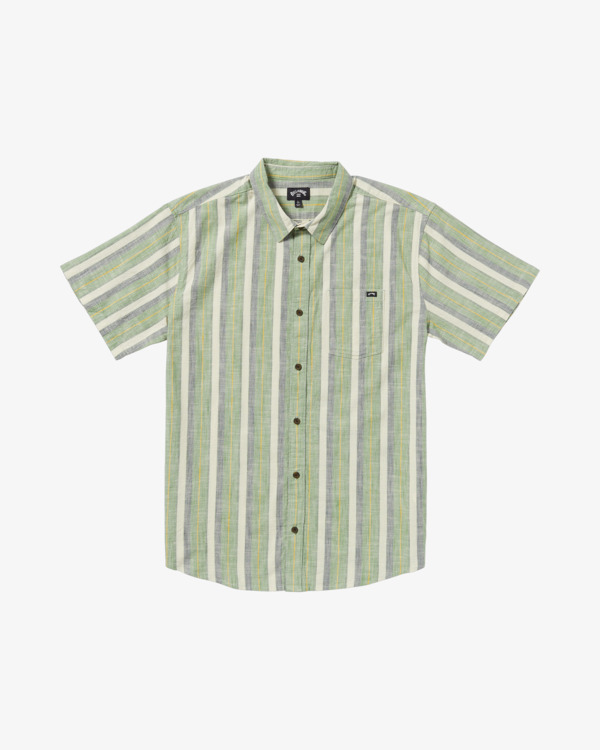 4 All Day - Short Sleeves Shirt for Men Green 24A041503 Billabong