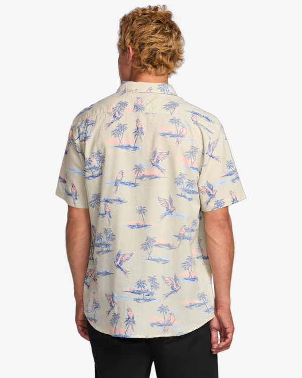 2 Sundays - Camisola de manga curta para homem Beige 24A041505 Billabong