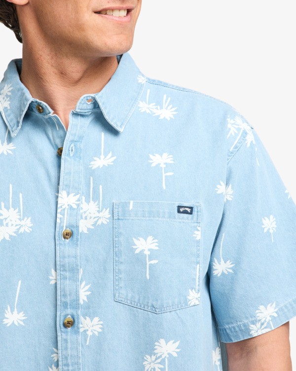 4 Sundays - Short Sleeves Shirt for Men Blue 24A041506 Billabong