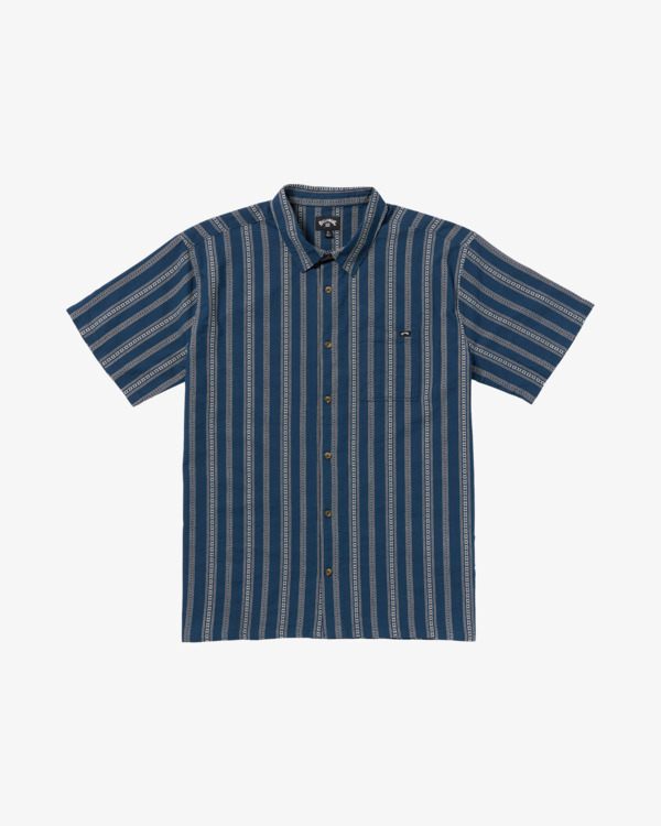 4 Sundays - Camicia a maniche corte da Uomo Blue 24A041507 Billabong