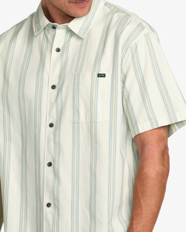 4 Sundays Jacquard - Kurzärmliges Hemd für Männer Grau 24A041507 Billabong