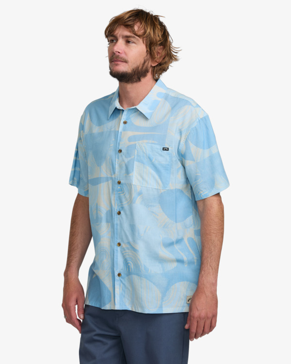 4 Elements - Chemise à manches courtes pour Homme Bleu 24A041514 Billabong