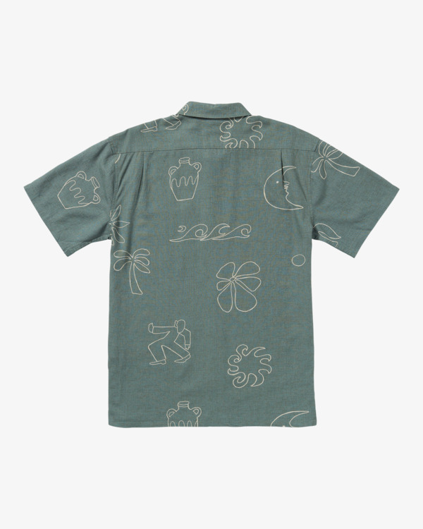 1 Together - Short Sleeves Shirt for Men Green 24A041515 Billabong